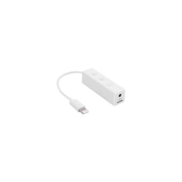Cable Wholesale Apple Authorized 3.5mm audio + charge, lightning Male to Female Adapter Cable, 6 inch 30U2-05506 - main
